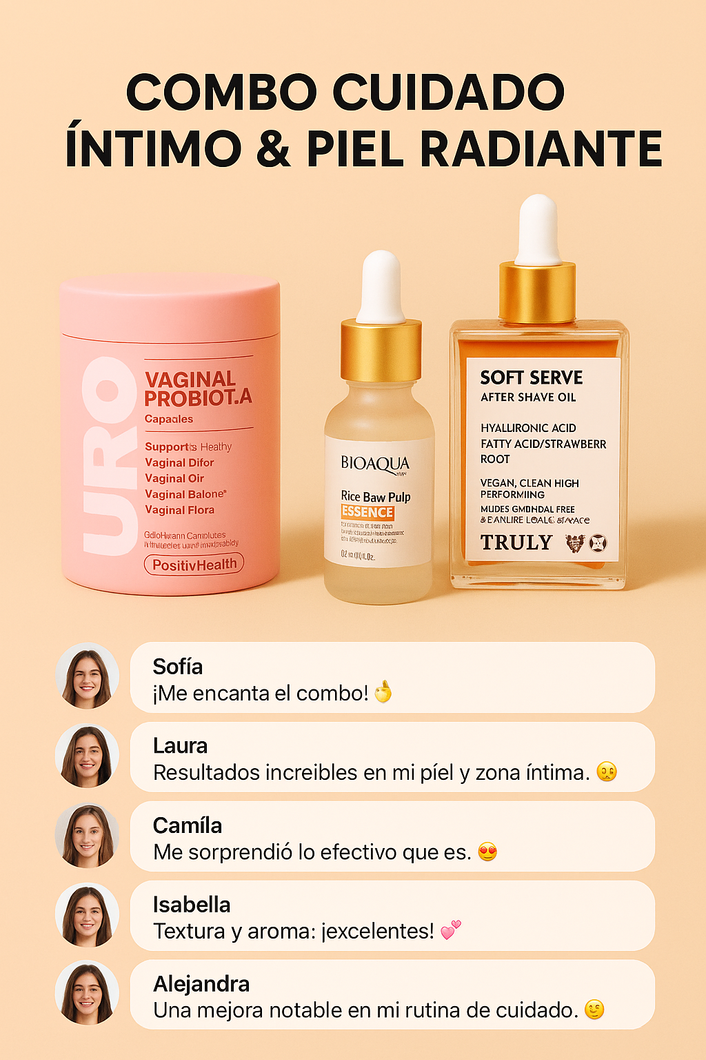 URO + TRULY + SERUM ARROZ